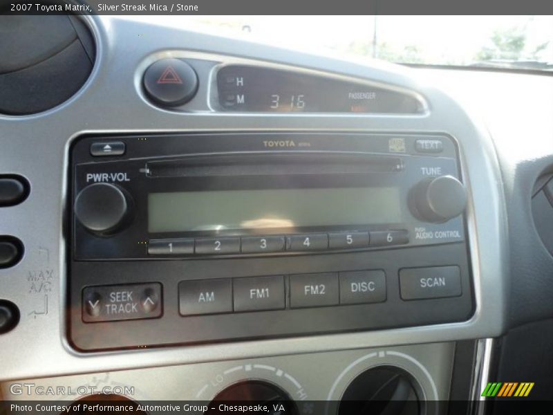 Silver Streak Mica / Stone 2007 Toyota Matrix