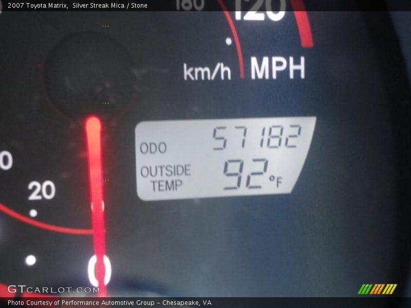 Silver Streak Mica / Stone 2007 Toyota Matrix