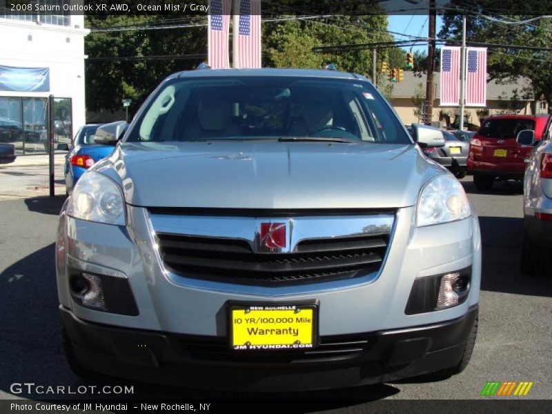 Ocean Mist / Gray 2008 Saturn Outlook XR AWD