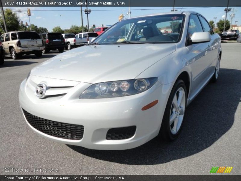 Glacier Silver Metallic / Gray 2007 Mazda MAZDA6 s Touring Sedan