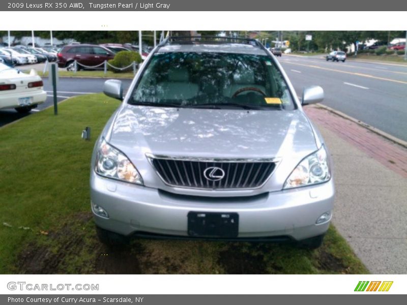 Tungsten Pearl / Light Gray 2009 Lexus RX 350 AWD
