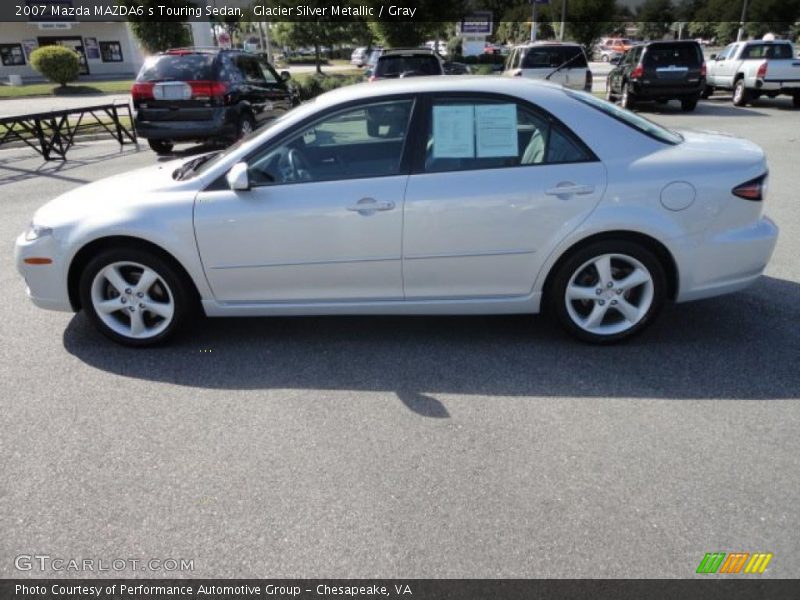 Glacier Silver Metallic / Gray 2007 Mazda MAZDA6 s Touring Sedan