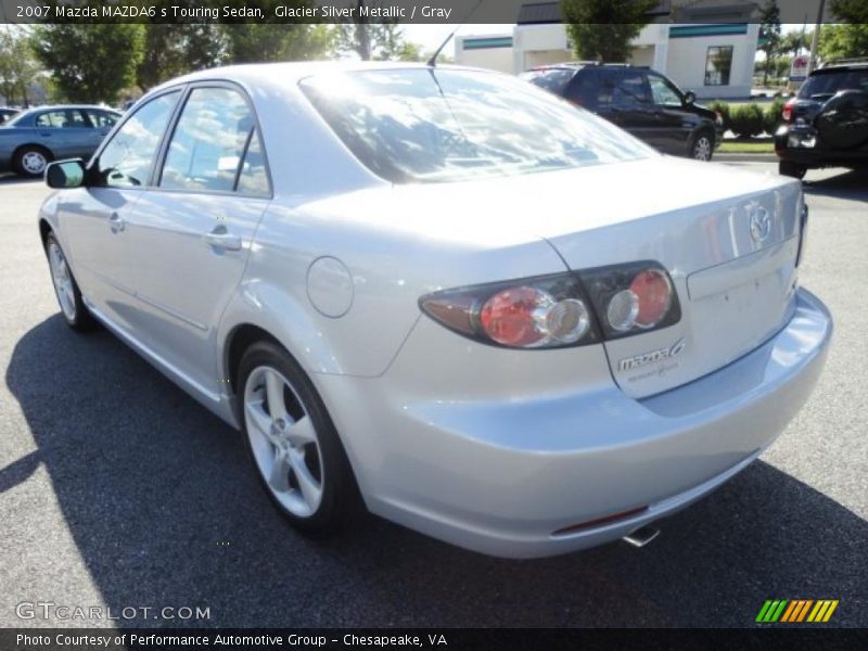 Glacier Silver Metallic / Gray 2007 Mazda MAZDA6 s Touring Sedan