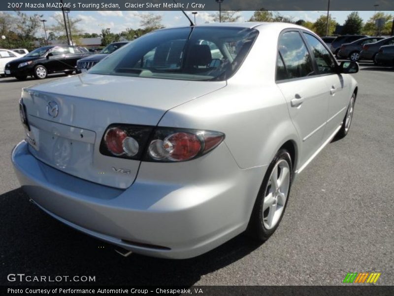 Glacier Silver Metallic / Gray 2007 Mazda MAZDA6 s Touring Sedan