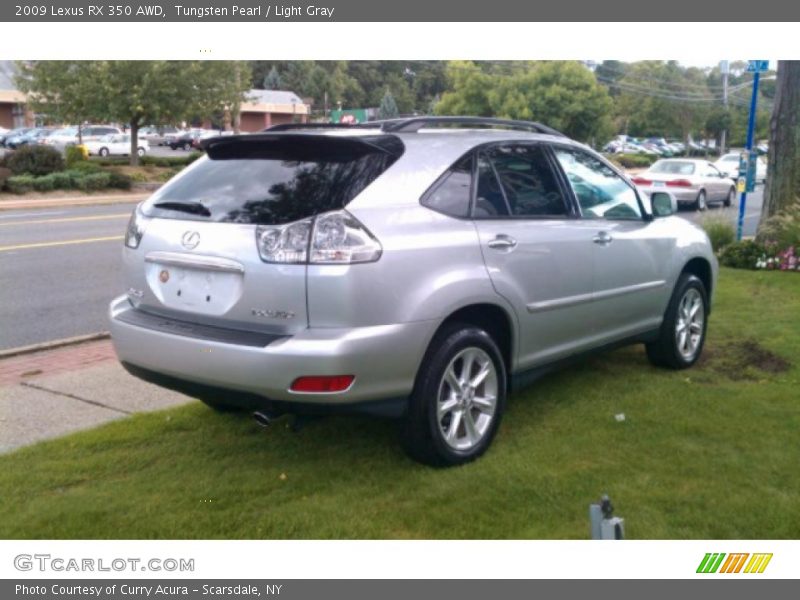 Tungsten Pearl / Light Gray 2009 Lexus RX 350 AWD