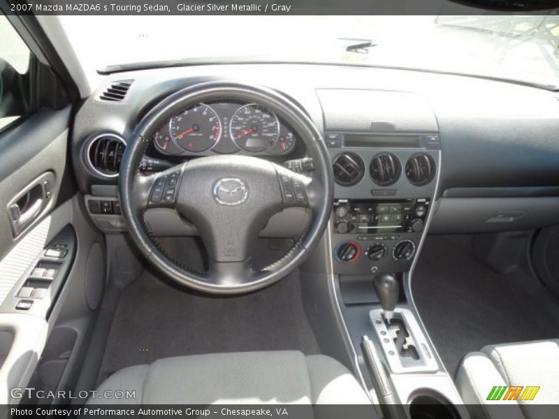 Glacier Silver Metallic / Gray 2007 Mazda MAZDA6 s Touring Sedan