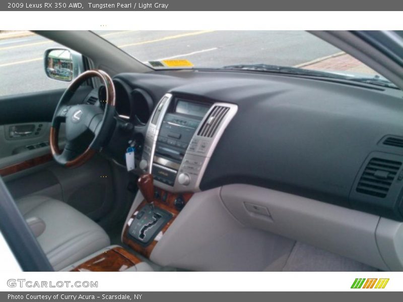 Tungsten Pearl / Light Gray 2009 Lexus RX 350 AWD