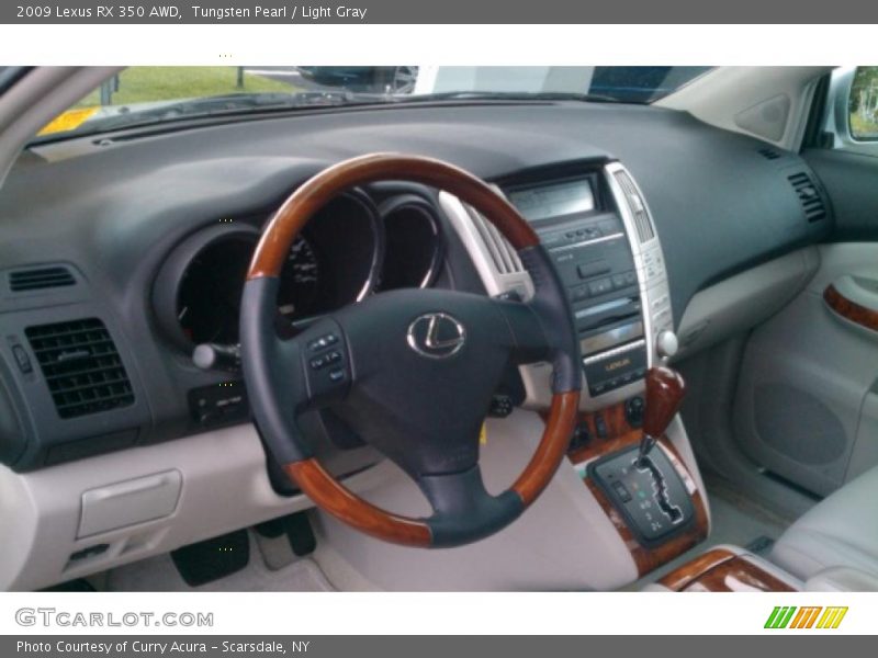 Tungsten Pearl / Light Gray 2009 Lexus RX 350 AWD