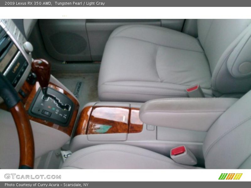 Tungsten Pearl / Light Gray 2009 Lexus RX 350 AWD