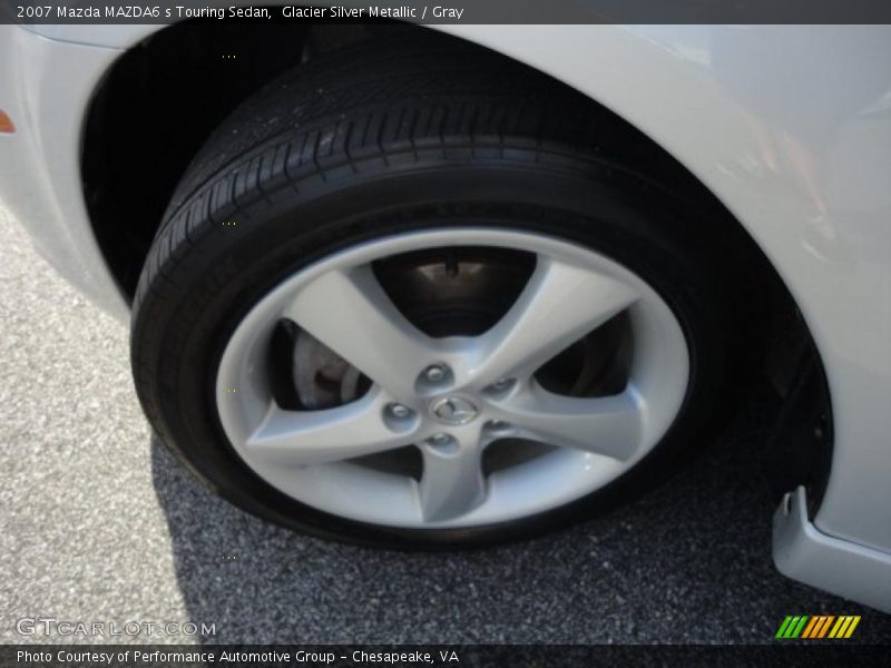 Glacier Silver Metallic / Gray 2007 Mazda MAZDA6 s Touring Sedan