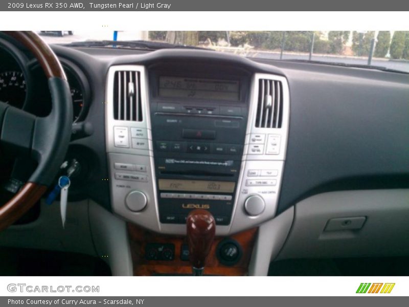 Tungsten Pearl / Light Gray 2009 Lexus RX 350 AWD
