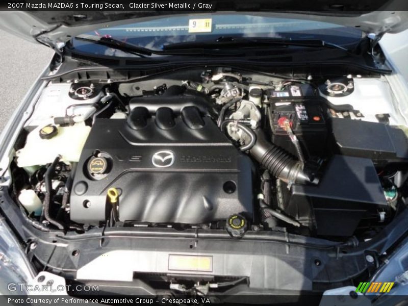 Glacier Silver Metallic / Gray 2007 Mazda MAZDA6 s Touring Sedan