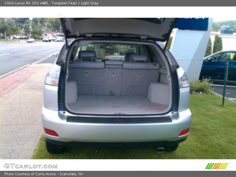 Tungsten Pearl / Light Gray 2009 Lexus RX 350 AWD