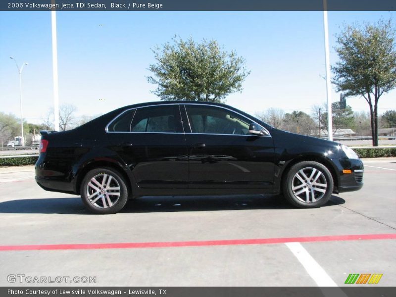 Black / Pure Beige 2006 Volkswagen Jetta TDI Sedan