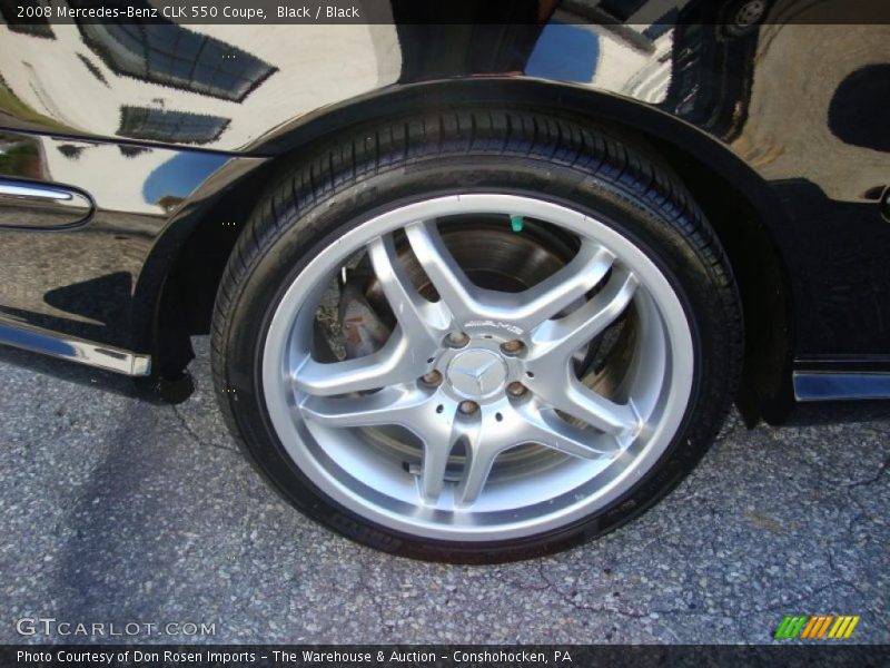 Black / Black 2008 Mercedes-Benz CLK 550 Coupe