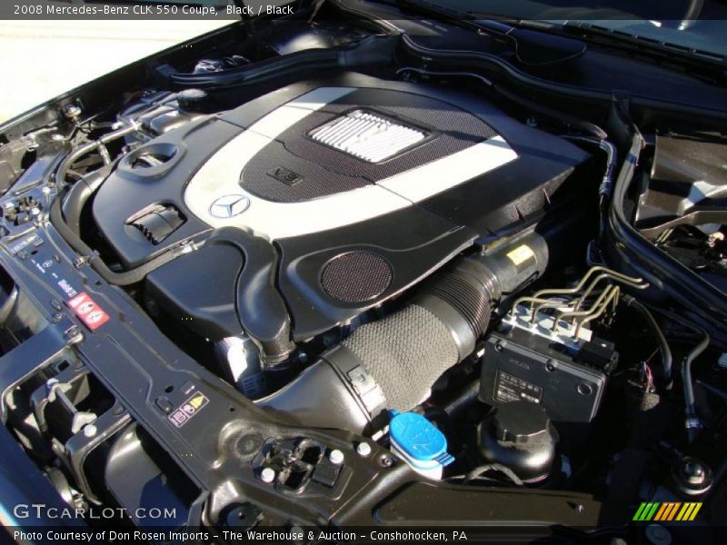 Black / Black 2008 Mercedes-Benz CLK 550 Coupe