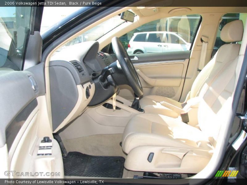 Black / Pure Beige 2006 Volkswagen Jetta TDI Sedan