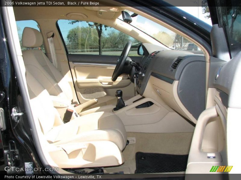 Black / Pure Beige 2006 Volkswagen Jetta TDI Sedan