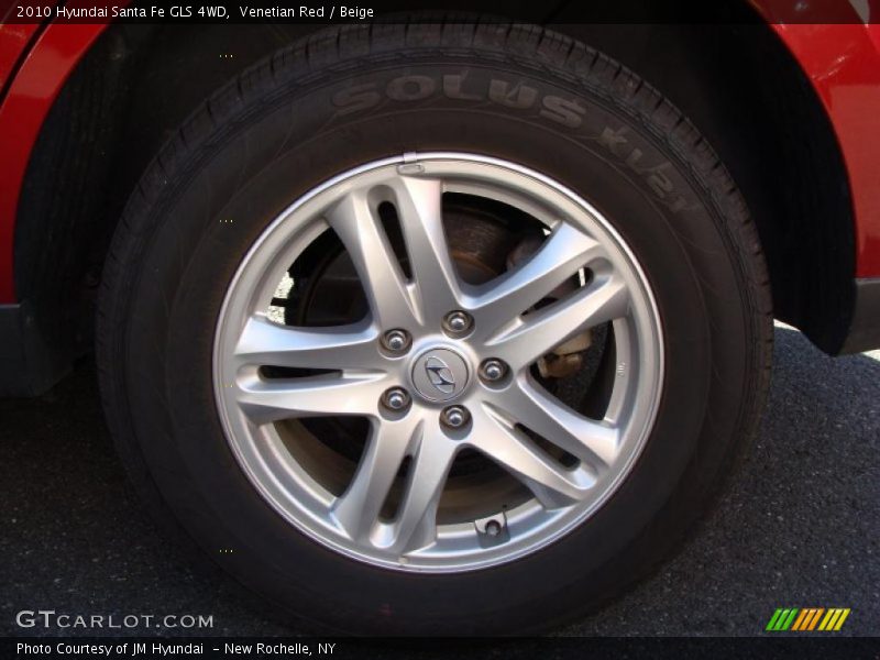 Venetian Red / Beige 2010 Hyundai Santa Fe GLS 4WD