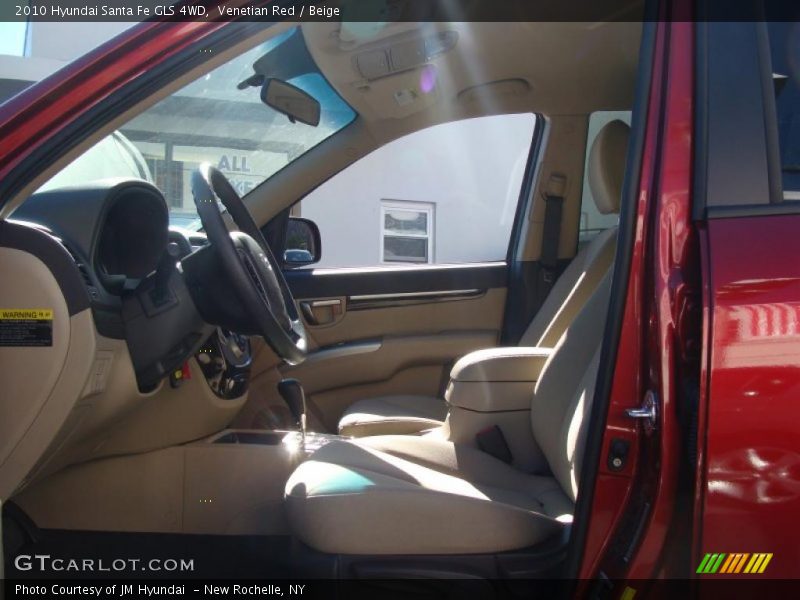 Venetian Red / Beige 2010 Hyundai Santa Fe GLS 4WD