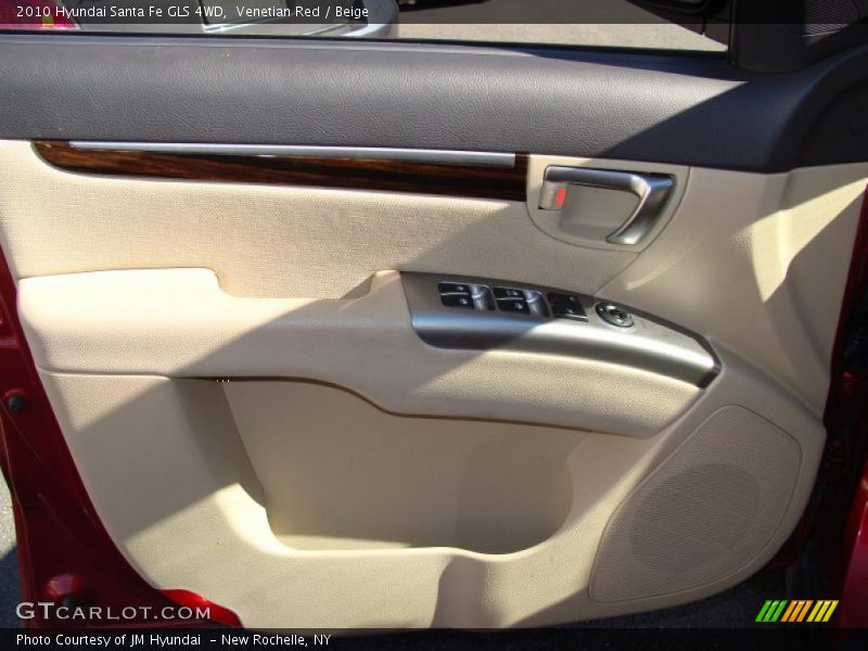 Venetian Red / Beige 2010 Hyundai Santa Fe GLS 4WD