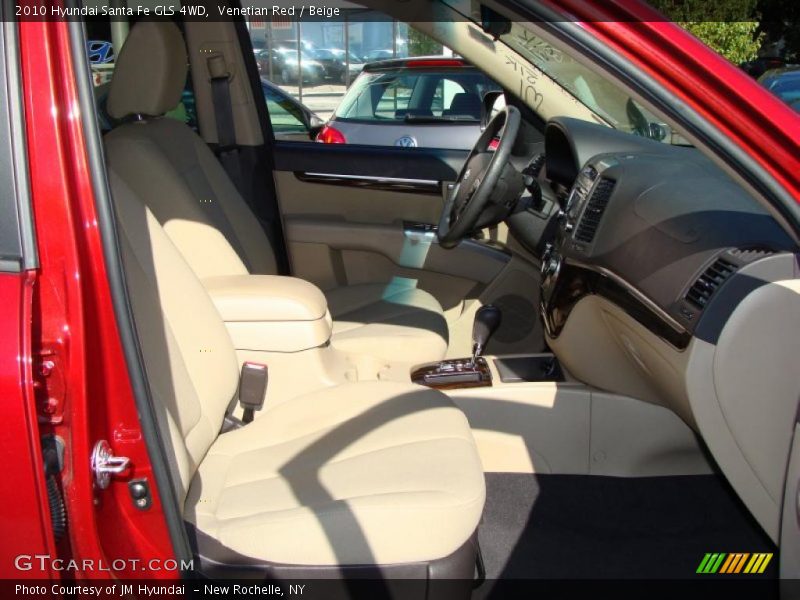 Venetian Red / Beige 2010 Hyundai Santa Fe GLS 4WD
