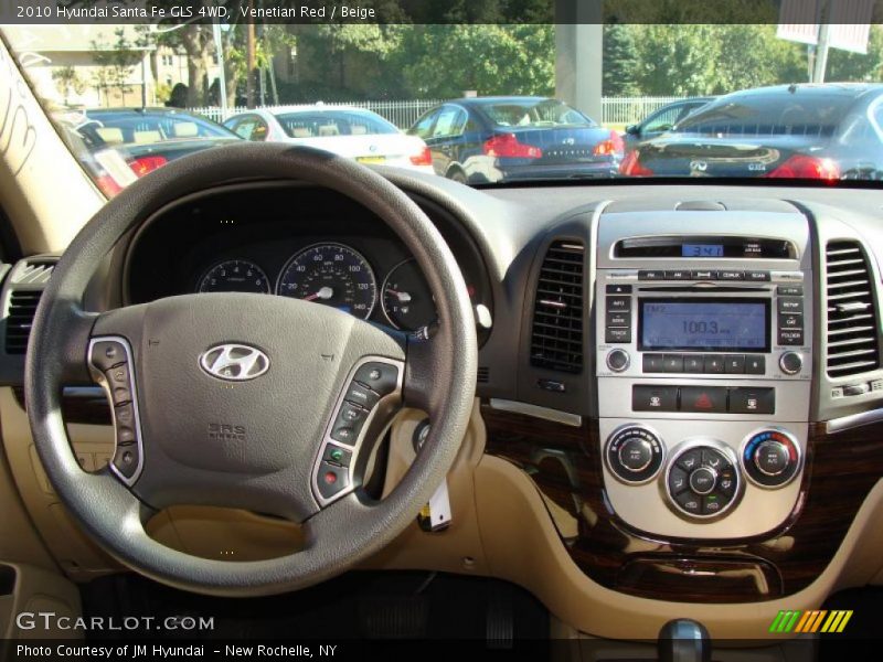 Venetian Red / Beige 2010 Hyundai Santa Fe GLS 4WD