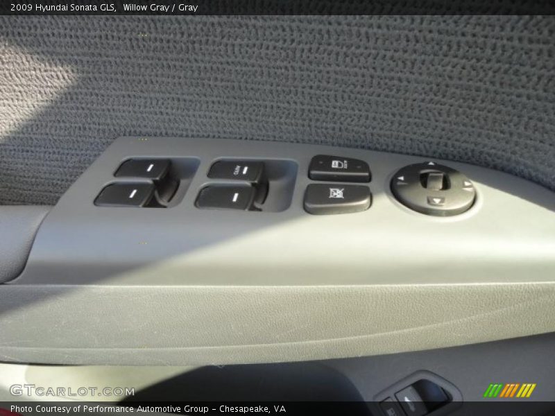 Willow Gray / Gray 2009 Hyundai Sonata GLS