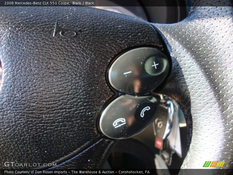 Black / Black 2008 Mercedes-Benz CLK 550 Coupe