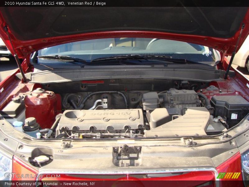 Venetian Red / Beige 2010 Hyundai Santa Fe GLS 4WD