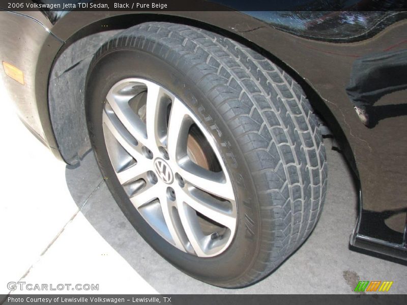 Black / Pure Beige 2006 Volkswagen Jetta TDI Sedan