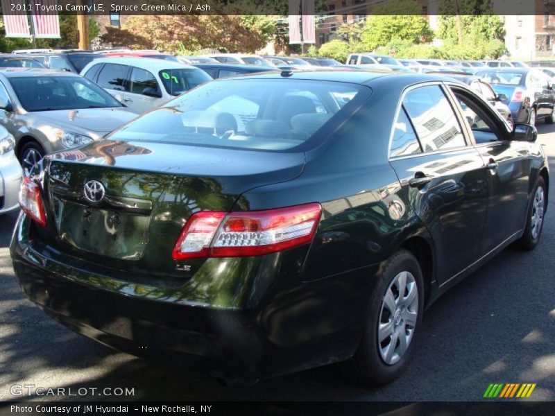 Spruce Green Mica / Ash 2011 Toyota Camry LE