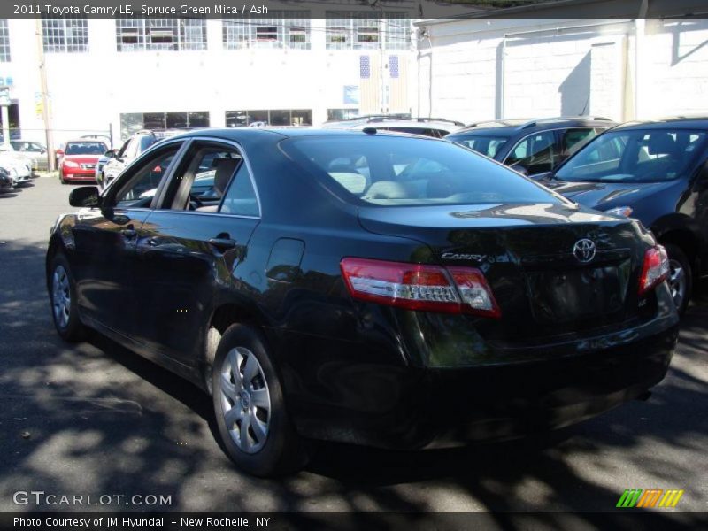 Spruce Green Mica / Ash 2011 Toyota Camry LE