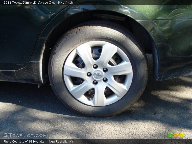 Spruce Green Mica / Ash 2011 Toyota Camry LE