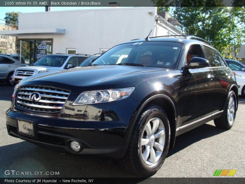 Black Obsidian / Brick/Black 2005 Infiniti FX 35 AWD