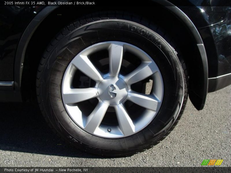 Black Obsidian / Brick/Black 2005 Infiniti FX 35 AWD