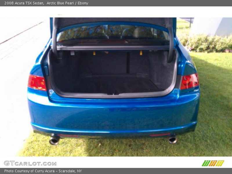 Arctic Blue Pearl / Ebony 2008 Acura TSX Sedan