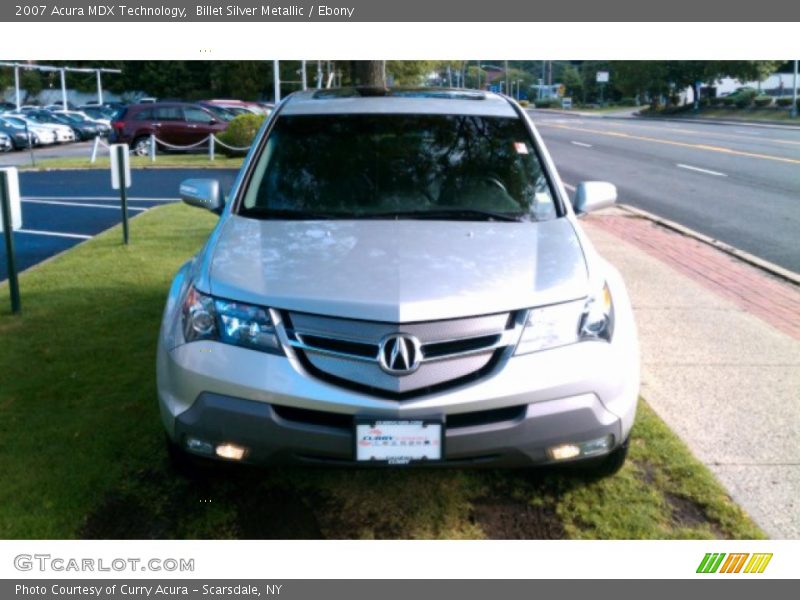 Billet Silver Metallic / Ebony 2007 Acura MDX Technology