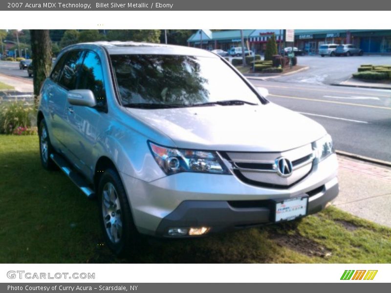 Billet Silver Metallic / Ebony 2007 Acura MDX Technology