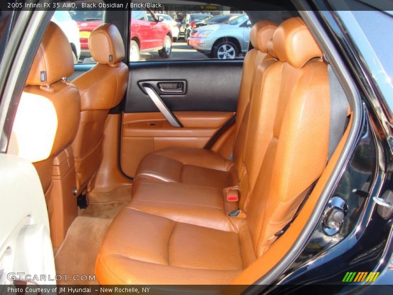 Black Obsidian / Brick/Black 2005 Infiniti FX 35 AWD