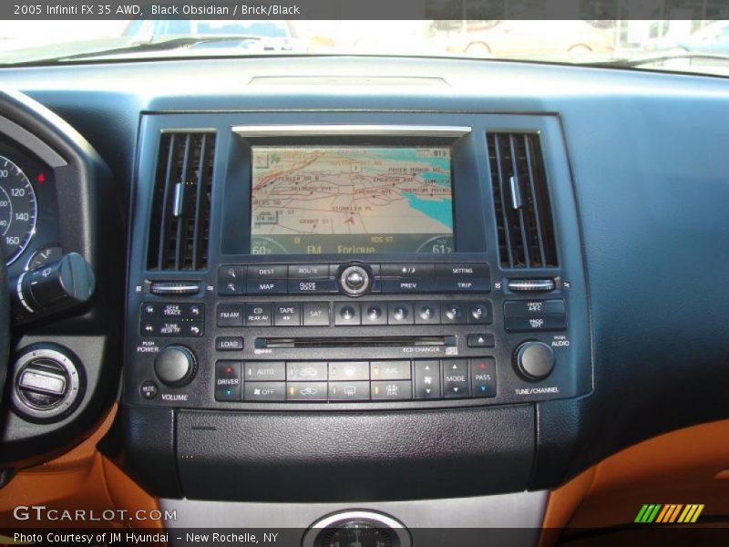 Black Obsidian / Brick/Black 2005 Infiniti FX 35 AWD