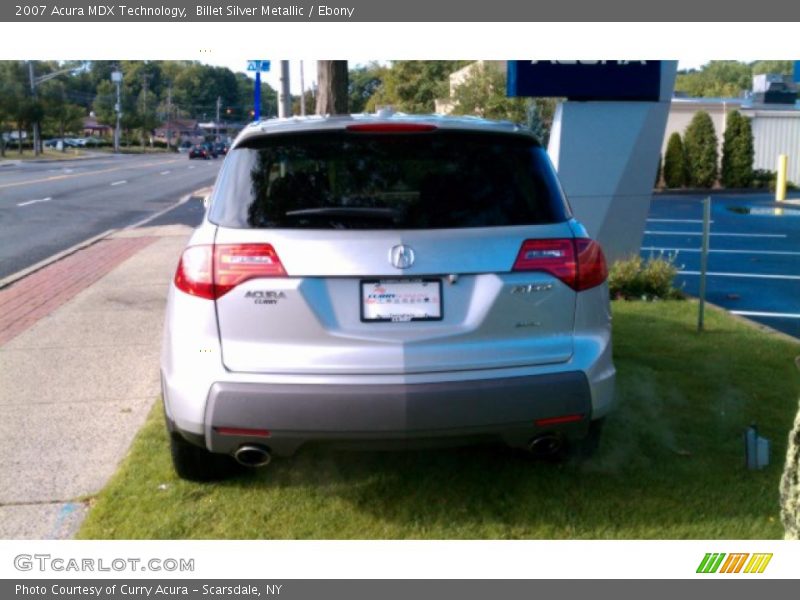 Billet Silver Metallic / Ebony 2007 Acura MDX Technology