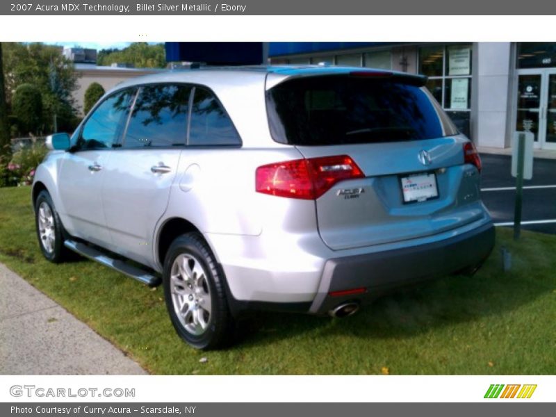 Billet Silver Metallic / Ebony 2007 Acura MDX Technology