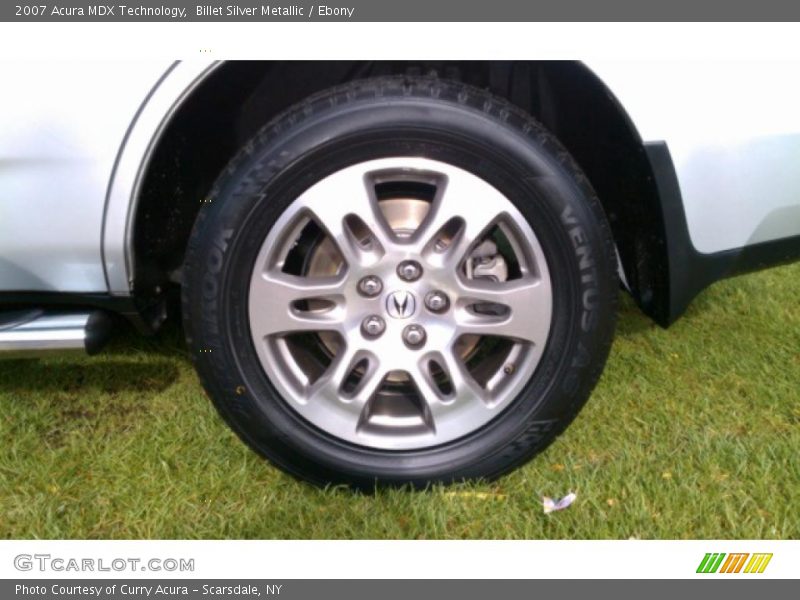 Billet Silver Metallic / Ebony 2007 Acura MDX Technology