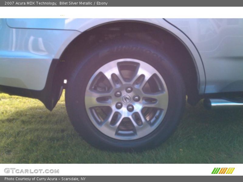 Billet Silver Metallic / Ebony 2007 Acura MDX Technology