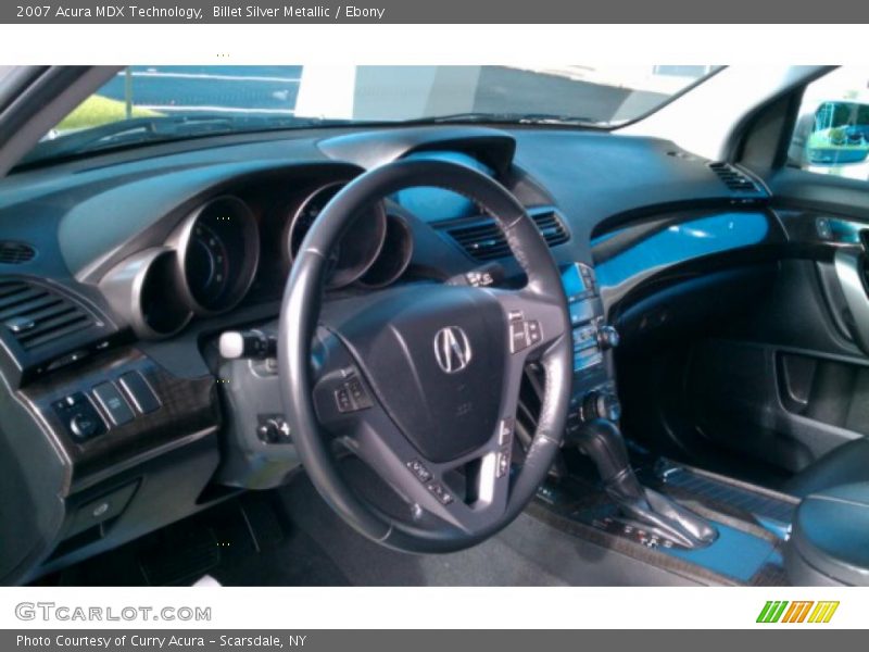 Billet Silver Metallic / Ebony 2007 Acura MDX Technology
