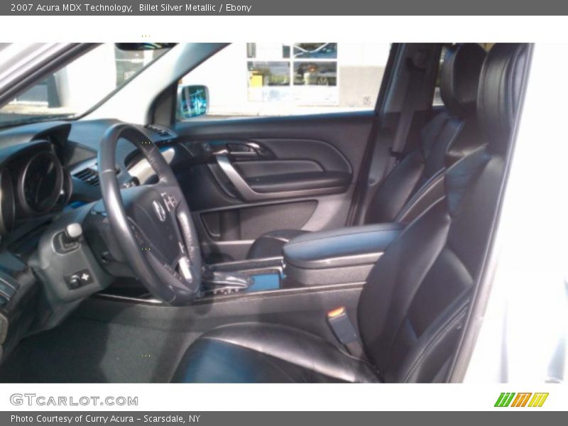 Billet Silver Metallic / Ebony 2007 Acura MDX Technology