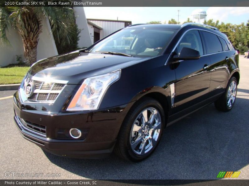 Black Raven / Ebony/Titanium 2010 Cadillac SRX V6