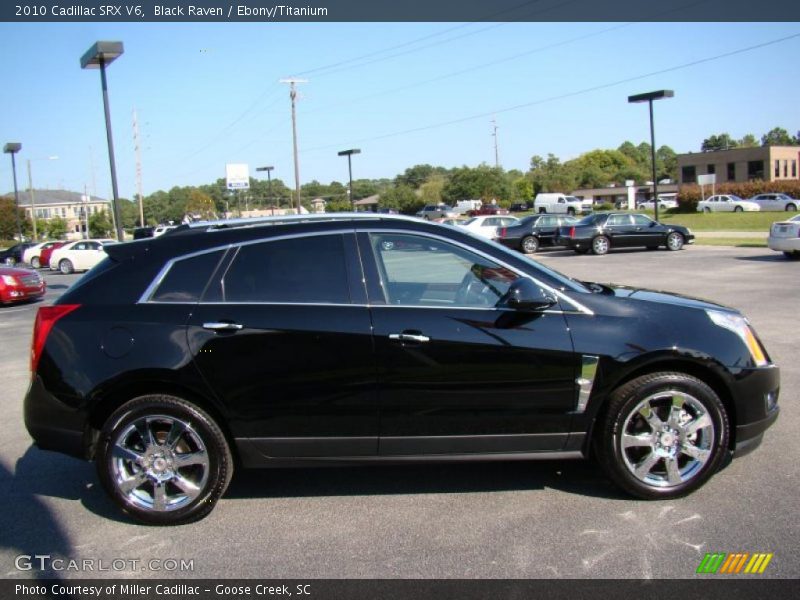 Black Raven / Ebony/Titanium 2010 Cadillac SRX V6