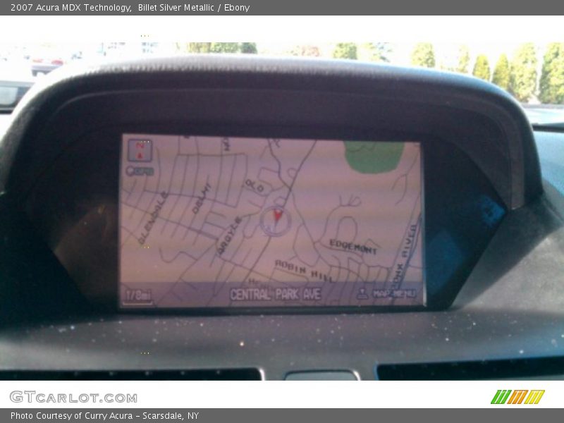 Billet Silver Metallic / Ebony 2007 Acura MDX Technology